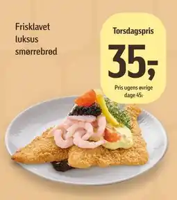 Føtex Frisklavet luksus smørrebrød tilbud