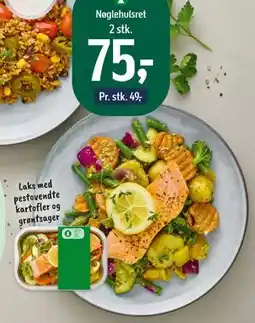 Føtex Laks med pestovendte kartofler og grøntsager tilbud