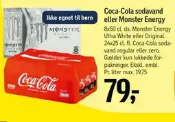 Føtex Coca-Cola sodavand eller Monster Energy tilbud