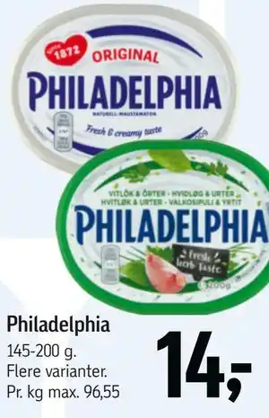 Føtex Philadelphia tilbud