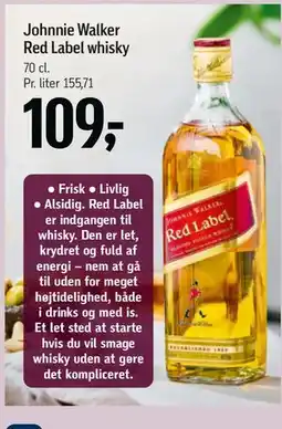 Føtex Johnnie Walker Red Label whisky tilbud