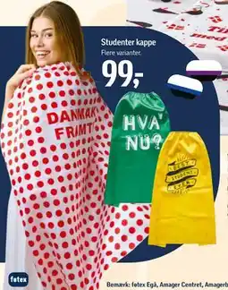 Føtex Studenter kappe tilbud