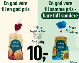 Føtex English muffins tilbud