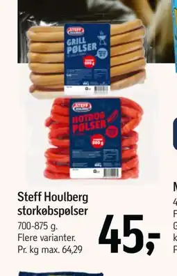 Føtex Steff Houlberg storkøbspølser tilbud
