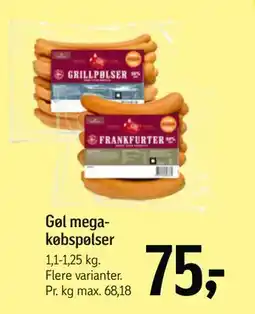 Føtex Gøl megakøbspølser tilbud