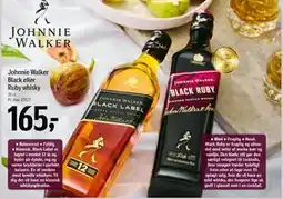 Føtex Johnnie Walker Black eller Ruby whisky tilbud