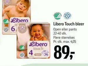 Føtex Libero Touch bleer tilbud