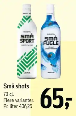 Føtex Små shots tilbud