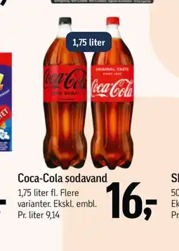 Føtex Coca-Cola sodavand tilbud