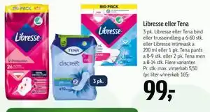 Føtex Libresse eller Tena tilbud