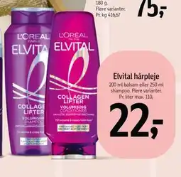 Føtex Elvital hårpleje tilbud