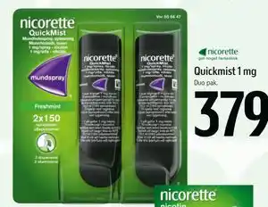 Føtex Nicorette QuickMist 1 mg tilbud
