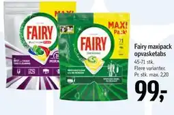 Føtex Fairy maxipack opvasketabs tilbud