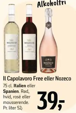 Føtex Il Capolavoro Free eller Nozeco tilbud