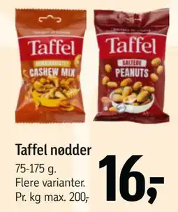 Føtex Taffel nødder tilbud