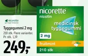 Føtex Tyggegummi 2 mg tilbud