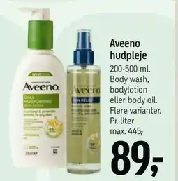 Føtex Aveeno hudpleje tilbud
