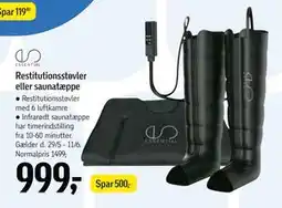 Føtex Restitutionsstøvler eller saunatæppe tilbud