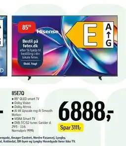 Føtex Hisense 85E7Q tilbud
