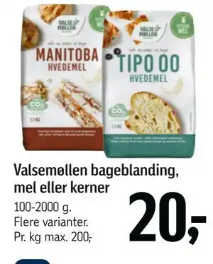 Føtex Valsemøllen bageblanding, mel eller kerner tilbud