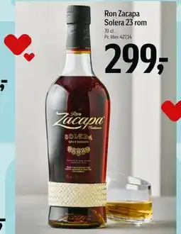 Føtex Ron Zacapa Solera 23 rom tilbud