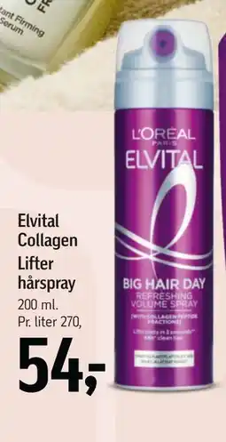 Føtex Elvital Collagen Lifter hårspray tilbud