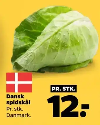 Netto Dansk spidskål tilbud