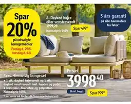 Føtex Himmelvig loungesæt tilbud