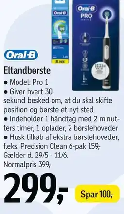 Føtex Eltandbørste tilbud
