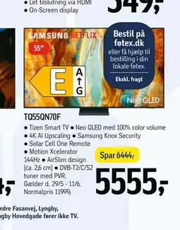 Føtex SAMSUNG TQ55QN70F tilbud