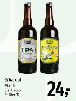Føtex Ørbæk øl tilbud