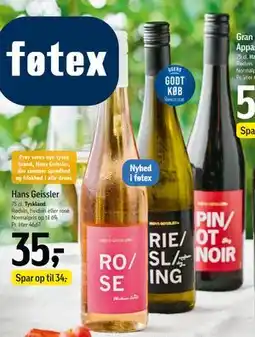 Føtex Hans Geissler tilbud