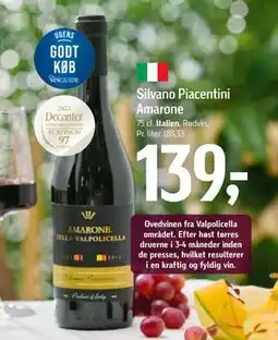 Føtex Silvano Piacentini Amarone tilbud