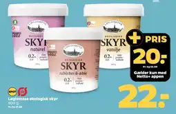 Netto LØGISMOSE Økologisk skyr tilbud