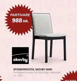 Daells Bolighus SPISEBORDSSTOL SKOVBY SM90 tilbud