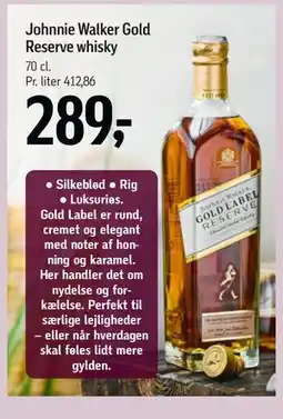 Føtex Johnnie Walker Gold Reserve whisky tilbud