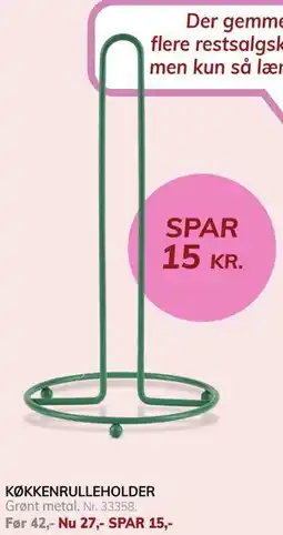 Daells Bolighus KØKKENRULLEHOLDER tilbud