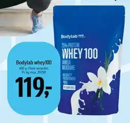 Føtex Bodylab whey100 tilbud