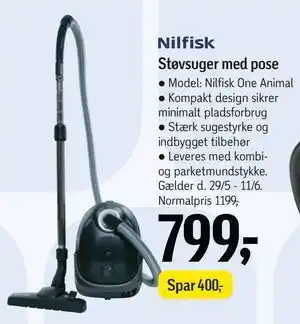 Føtex Støvsuger med pose tilbud
