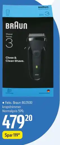 Føtex Braun BG3500 kropstrimmer tilbud