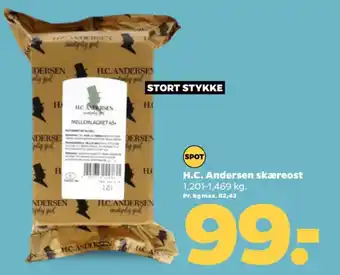 Netto H.C. Andersen skæreost tilbud