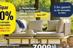 Føtex Daybed højre- eller venstrevendt tilbud