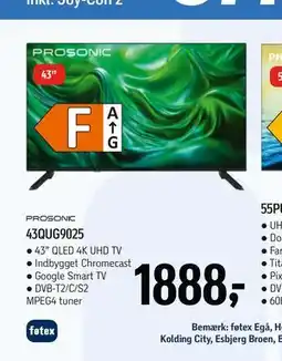 Føtex PROSONIC 43QUG9025 tilbud
