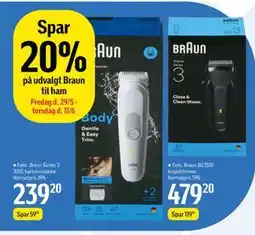 Føtex Spar 20% på udvalgt Braun til ham tilbud