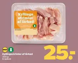 Netto Kyllingestrimler af lårkød tilbud