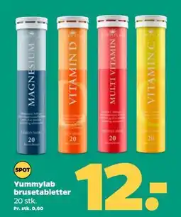 Netto Yummylab brusetabletter tilbud