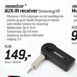 Thansen AUX-IN receiver tilbud