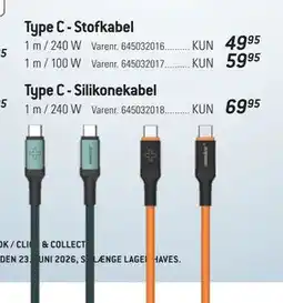 Thansen Type C - Stofkabel tilbud