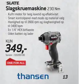 Thansen Slagskruemaskine tilbud