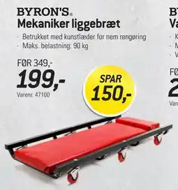 Thansen Mekaniker liggebræt tilbud